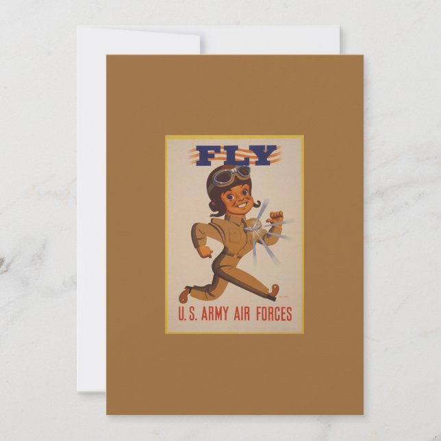 Convite para Posteres vintage WII (Frente)