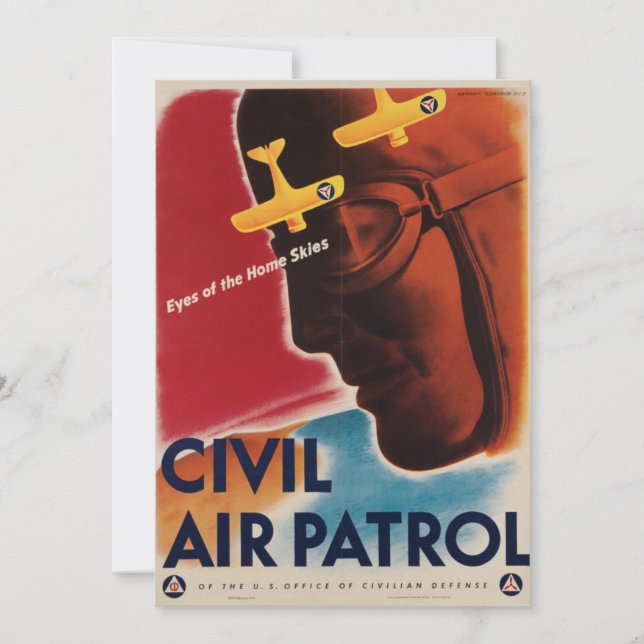 Convite para Posteres vintage WII (Frente)