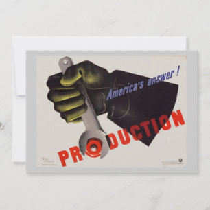 Convite para Posteres vintage WII