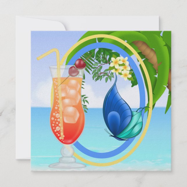 Convite para Praia do Paraíso (Frente)