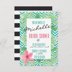 Convite para Praia Tropical de Verão