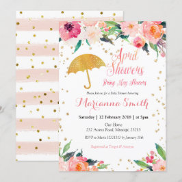 Convite para primavera de abril de Chá Trazer Maia