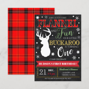  Convite para primeira Festa de aniversário Flann