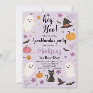 Convite para primeiro aniversario Boo Day   Fantas