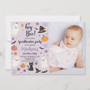 Convite para primeiro aniversario Boo Day   Fantas