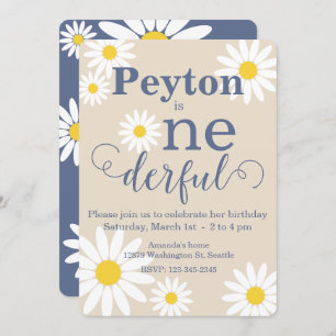 Convite para Primeiro Aniversário da Daisy Maravil