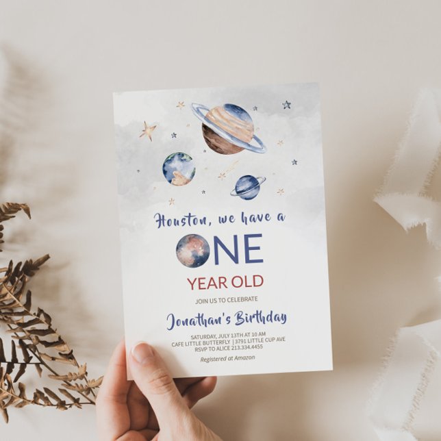 Convite para primeiro aniversario de Espaço Exteri (Criador carregado)