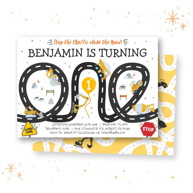 Convite para primeiro aniversario de Estradas de C (Criador carregado)