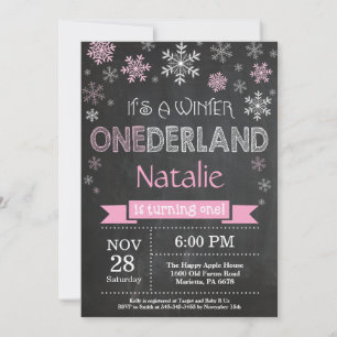 Convite para primeiro aniversario de Onederland de