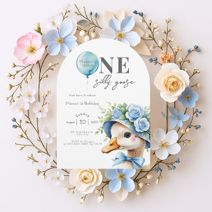 Convite para primeiro aniversario de um Bobo de ga