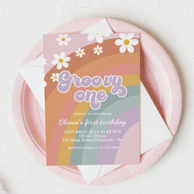 Convite para primeiro aniversario do Groovy One Re (Criador carregado)