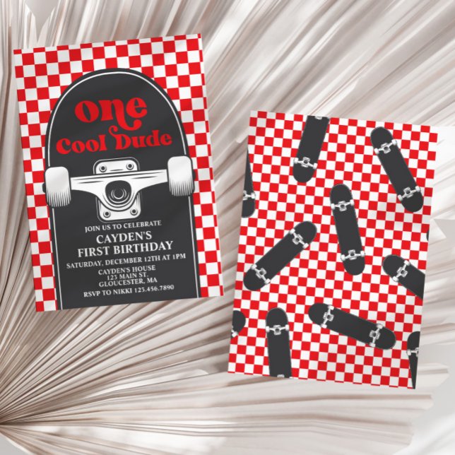 Convite para primeiro aniversario do Skateboard On (Criador carregado)