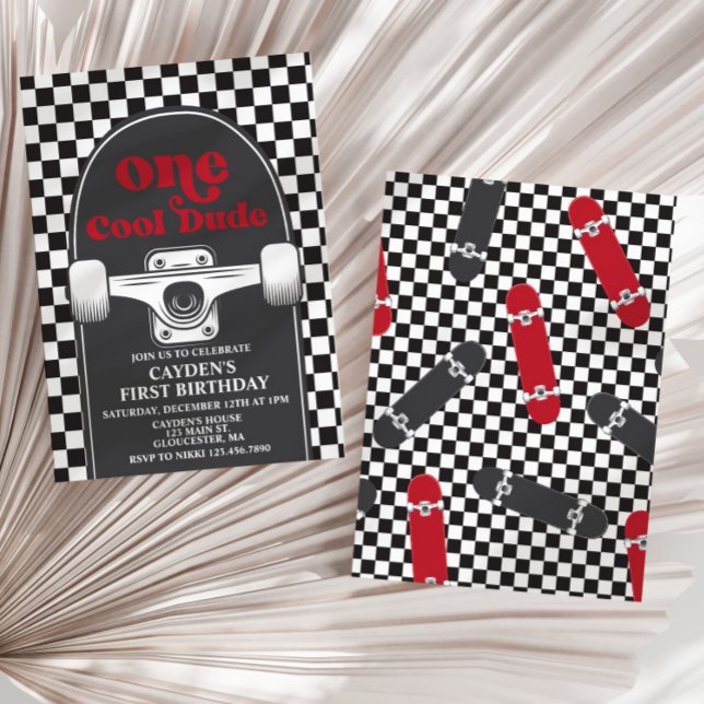 Convite para primeiro aniversario do Skateboard On (Criador carregado)