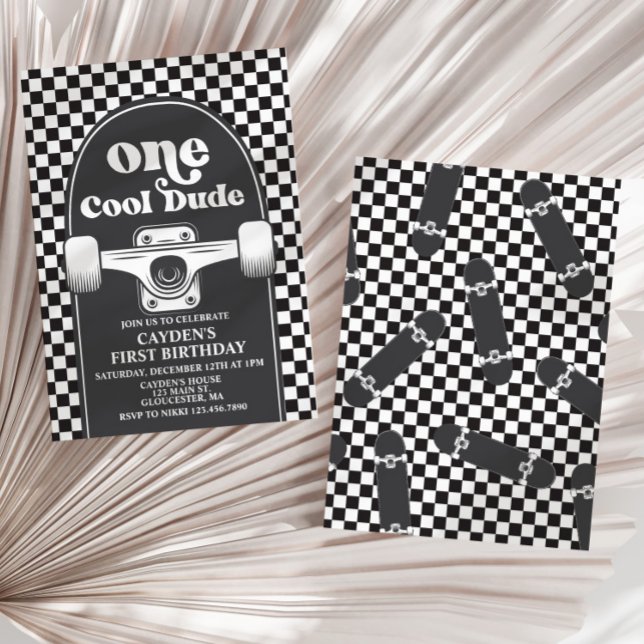 Convite para primeiro aniversario do Skateboard On (Criador carregado)