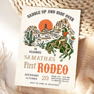 Convite para primeiro aniversario do Western Cowbo