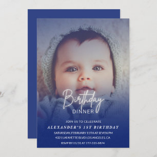 Convite para primeiro aniversario Janto Aniversári