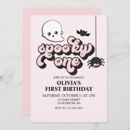 Convite para primeiro aniversario Spooky One Hallo
