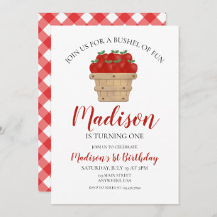 Convite para primeiros aniversarios Apple