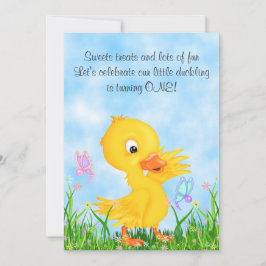 Convite para primeiros aniversarios de bolso e bor