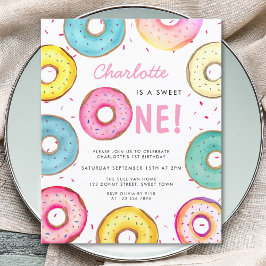 Convite para primeiros aniversarios Rosquinha Swee