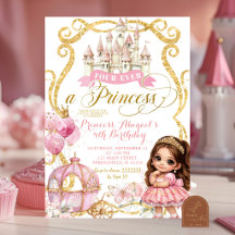 Convite para princesa espanhola para sempre uma pr