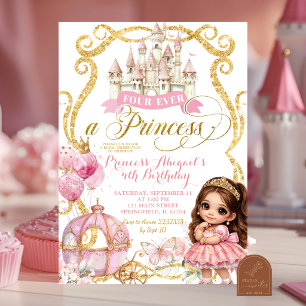 Convite para princesa espanhola para sempre uma pr
