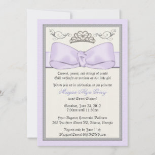 Convite para Princesa Roxa