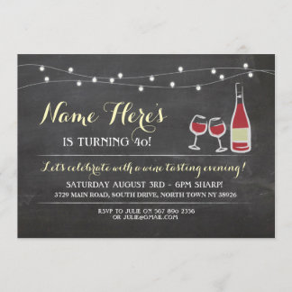 Convite Para Provando De Bebida De Aniversário De