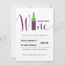 Convite Para Provando De Vinho Russo Da Coleção De