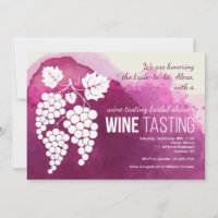 Convite para Provandos de vinho