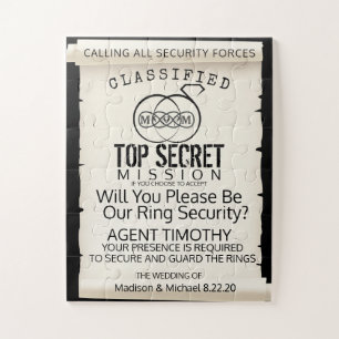 Convite para Quebra-cabeça do Bearer do Anel