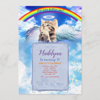 Convite para Rainbow Angel