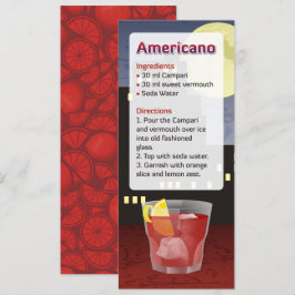 Convite para recebimento de coquetéis americanos