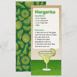 Convite para recebimento de coquetéis da Margarita