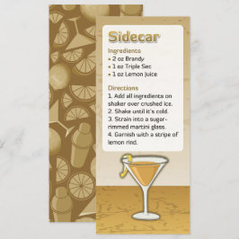 Convite para recebimento de coquetéis Sidecar