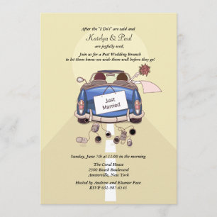 Convite para Recem casados de Casamento Brunch - g