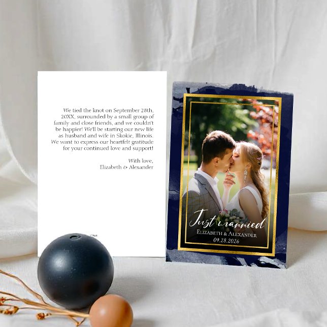 Convite para recens casados | Abstrato Wedding (Criador carregado)