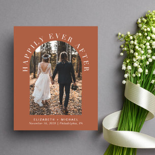 Convite para Recepção de casamento Arch Photo Terr