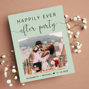 Convite para Recepção de casamento de Fotografias 