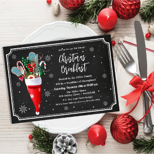 Convite para Refeição de Natal no Café da Manhã e