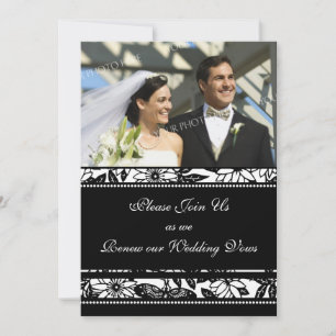 Convite para renovação de promessa de casamento