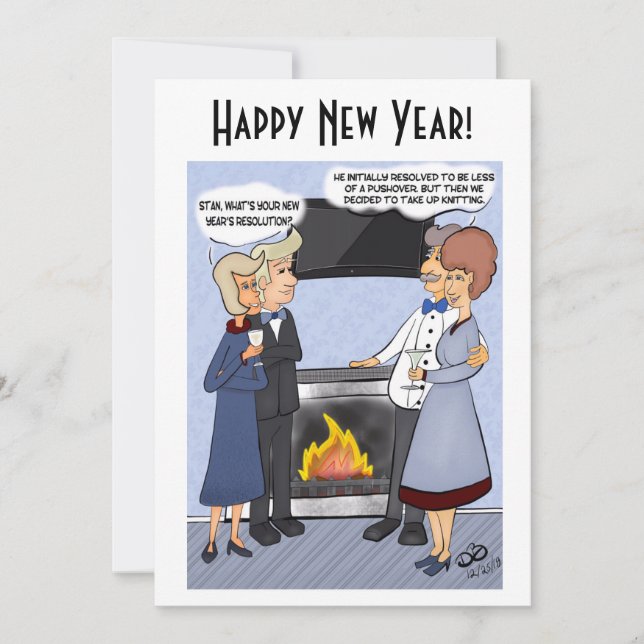 Convite para Resolução de anos novos (Frente)