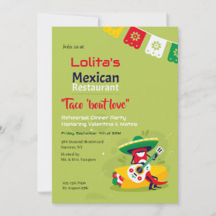 Convite para Restaurante Mexicano