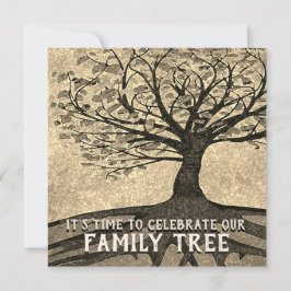 Convite para Reunião da Árvore Familiar