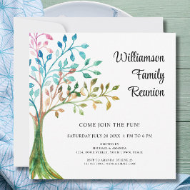 Convite para Reunião da Família de Árvores Familia