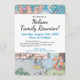 Convite para Reunião da Família do Sapo Treehouse,