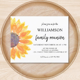 Convite para Reunião da Família Floral de Orçament