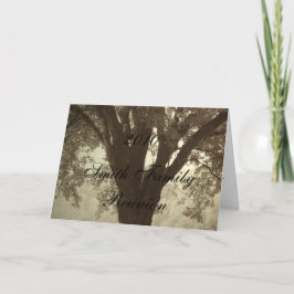 Convite para Reunião de Árvore Familiar