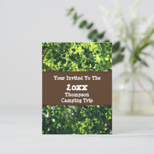 Convite para Reunião de Campanha Familiar Verde