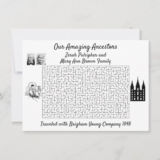 Convite para Reunião de Fotos de Nossos Ancestrais (Frente)